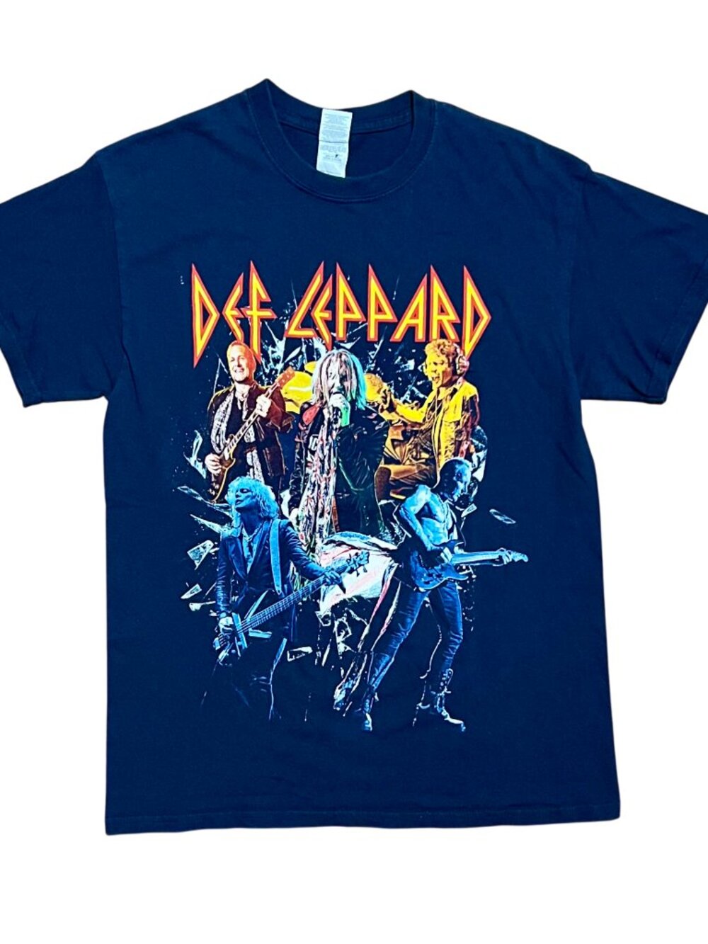 Def Leppard 2016 Double Sided Concert Tour Graphic T-Shirt, Men's Medium